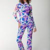 Colourful Rebel Broeken | Big Flower Mesh Flare|Multicolor