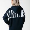 Colourful Rebel Hoodies | Cr Back Logo Hoodie|Off Black/Washed Black