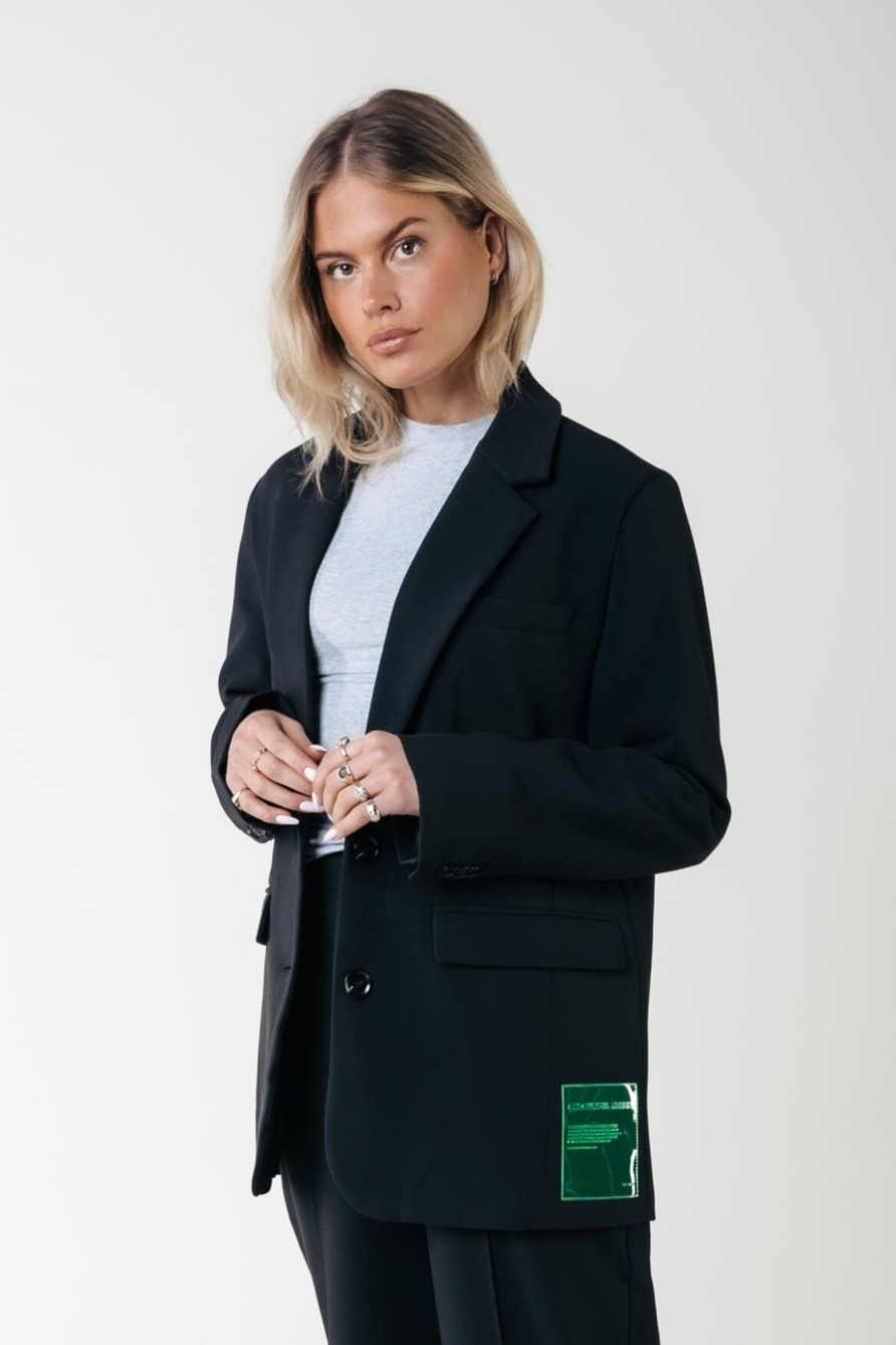 Colourful Rebel Jassen En Blazers | Gemma Oversized Blazer|Black