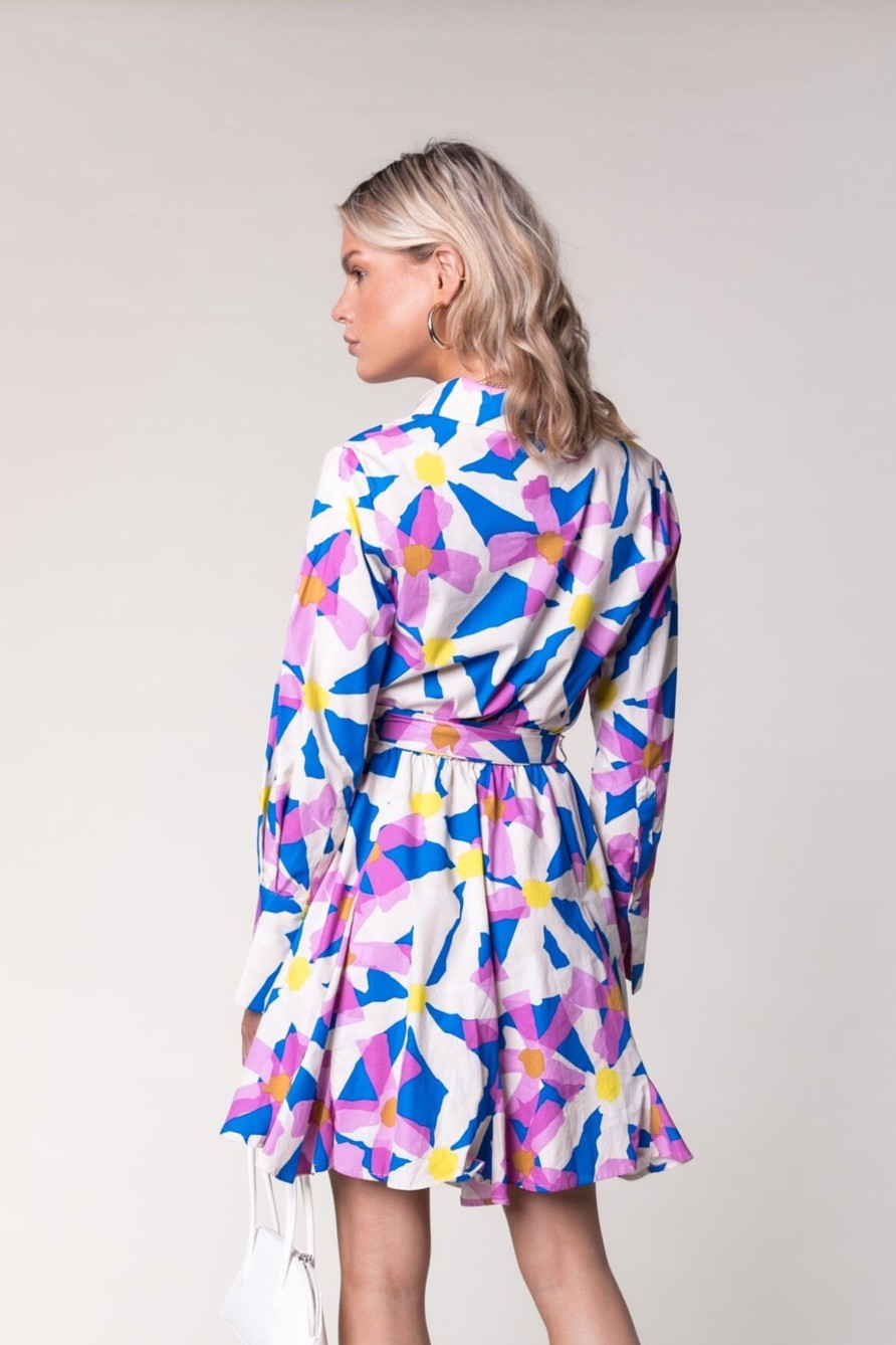 Colourful Rebel Jurken | Minon Flower Dress|Multicolor