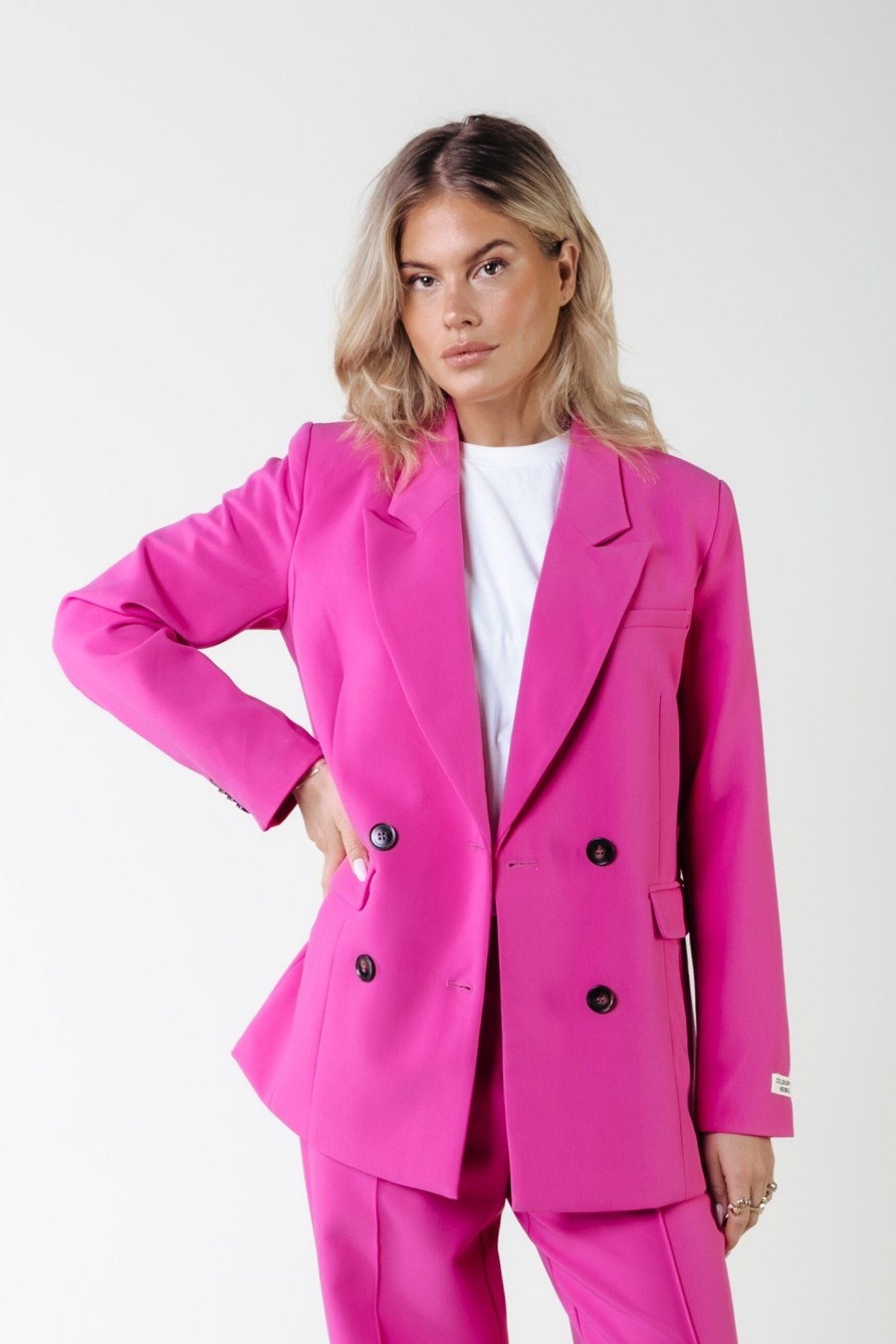 Colourful Rebel Jassen En Blazers | Rikki Uni Blazer|Fuchsia