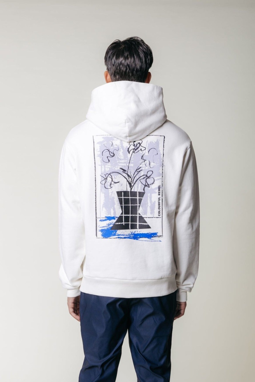 Colourful Rebel Hoodies | Flower Hoodie|Off White