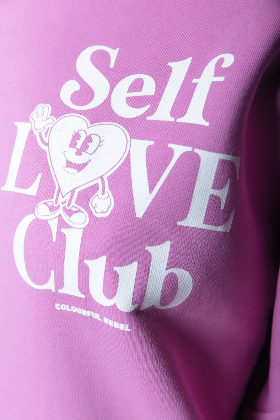 Colourful Rebel Truien | Self Love Club Sweat|Candy Pink