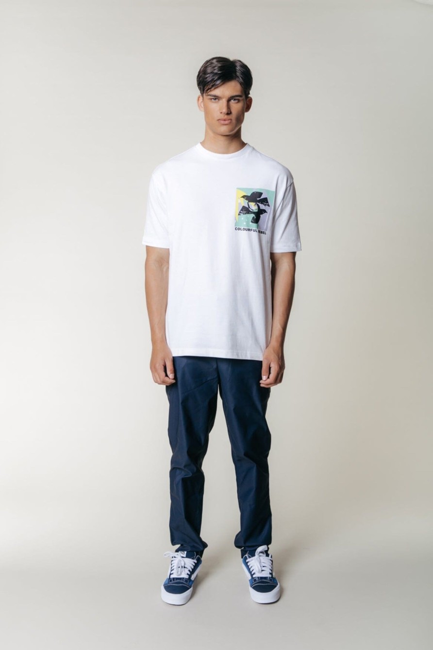 Colourful Rebel T-Shirts | Birds Tee|White