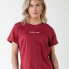 Colourful Rebel T-Shirts | Uni Logo Tee|Bordeaux