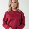 Colourful Rebel Truien | Uni Logo Sweat|Bordeaux