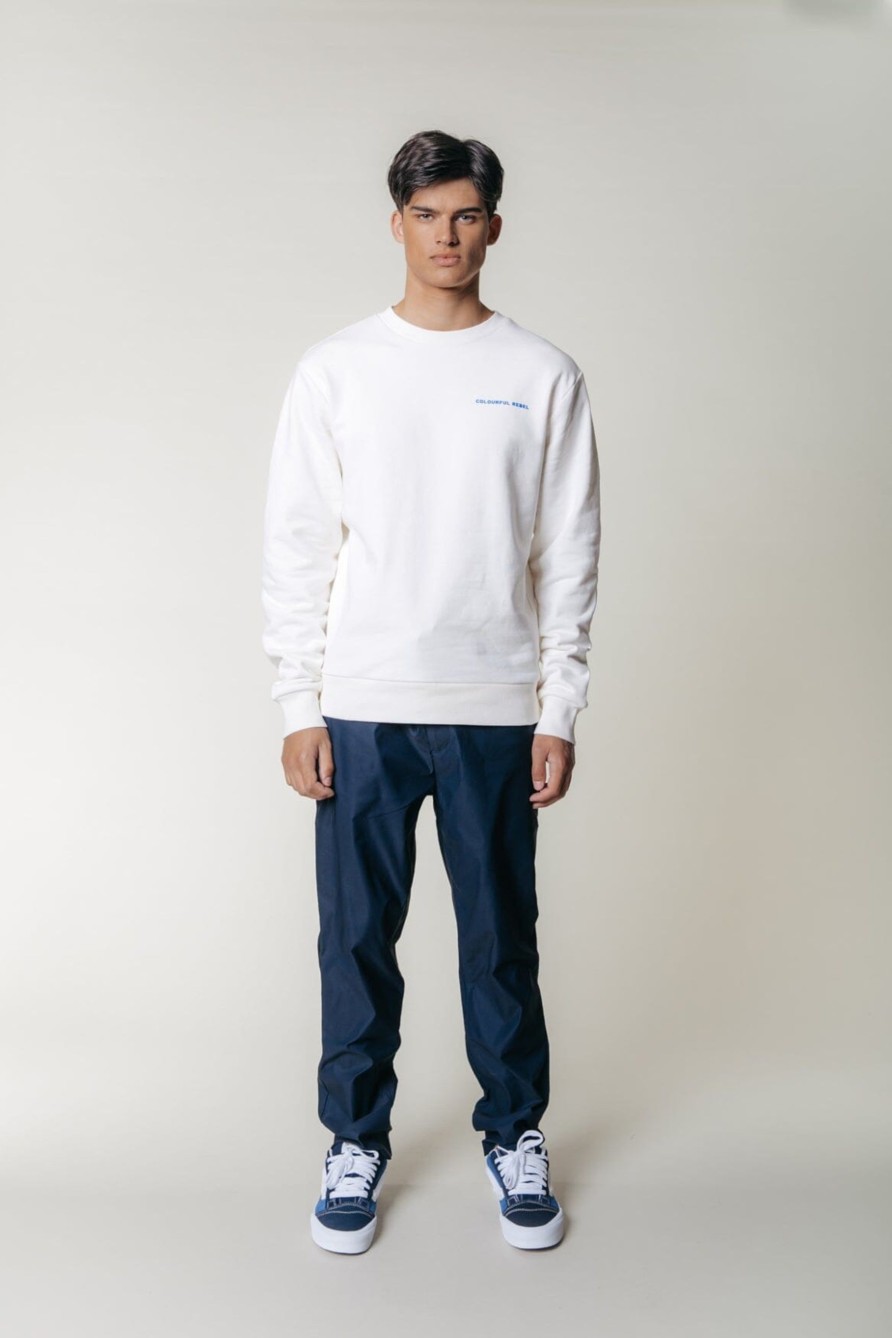 Colourful Rebel Truien | Disconnect Basic Sweat|Off White