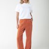 Colourful Rebel Broeken | Rus Straight Pants|Tangerine