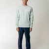 Colourful Rebel Truien | Wave Logo Sweat|Light Mint